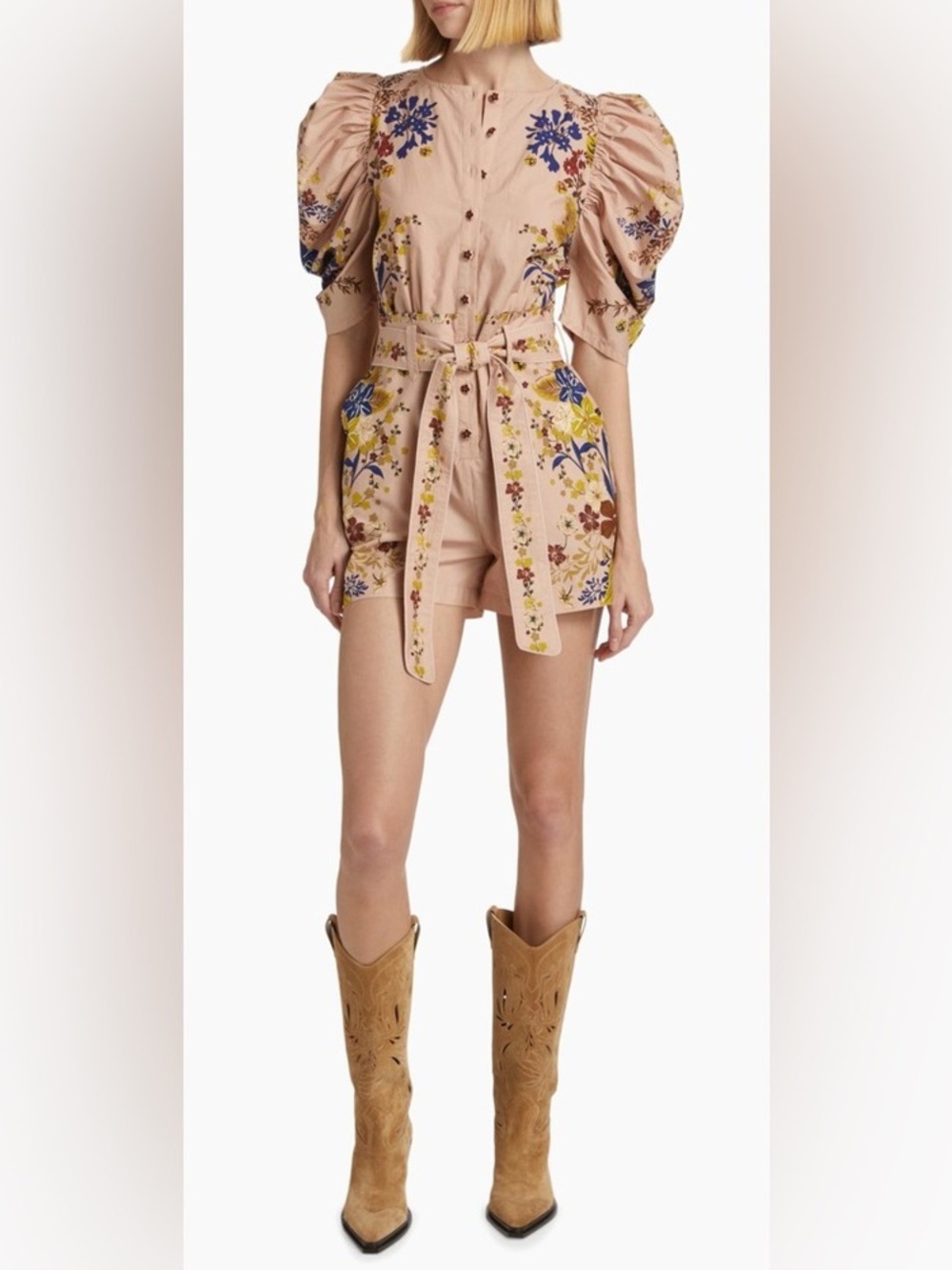 NWT Farm Rio Romantic Lightness Romper – Pink Floral - Picture 2 of 4